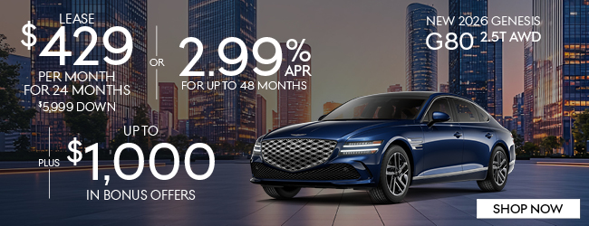 2026 Genesis G80 2.5T AWD Offer