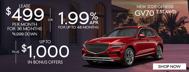 2026 Genesis GV70 offer