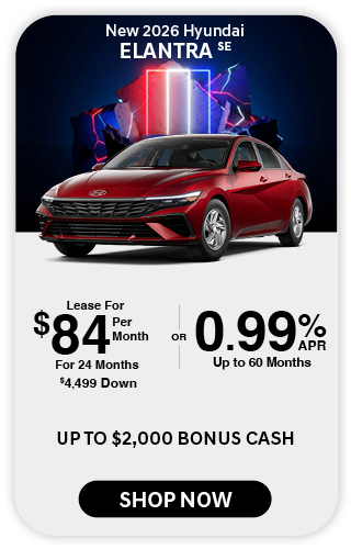 2026 Hyundai Elantra SE offer