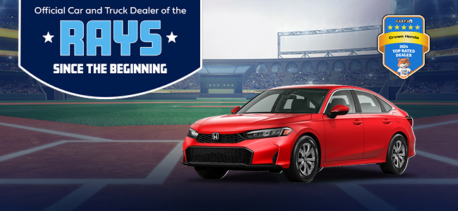 Official car and truck dealer of the Rays