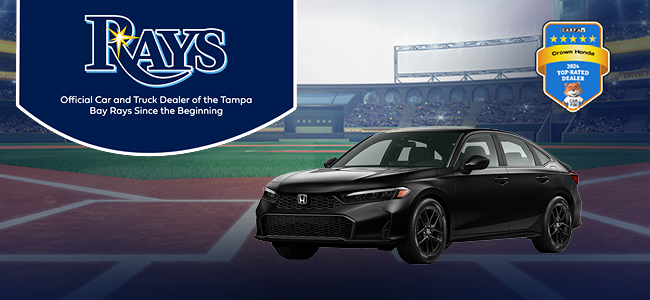 Official car and truck dealer of the Rays