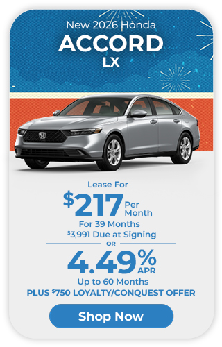 2026 Honda Accord LX Offer