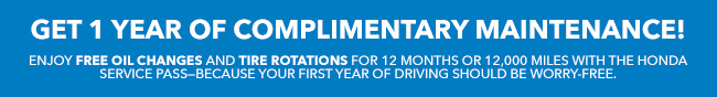 Get 1 year complimentary maintenance