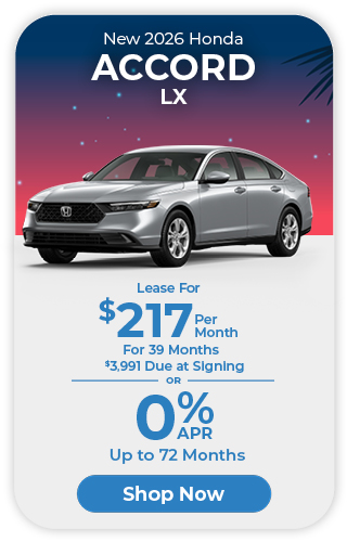 2026 Honda Accord LX Offer