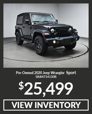 Pre-Owned 2020 Jeep Wrangler Sport