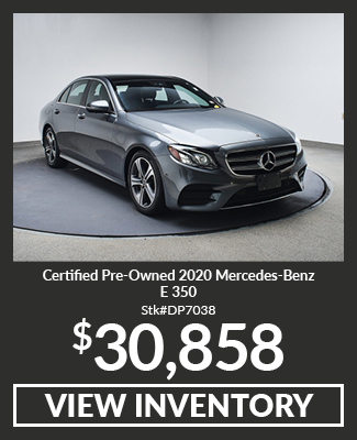 Certified Pre-Owned	2020	Mercedes-Benz	E 350