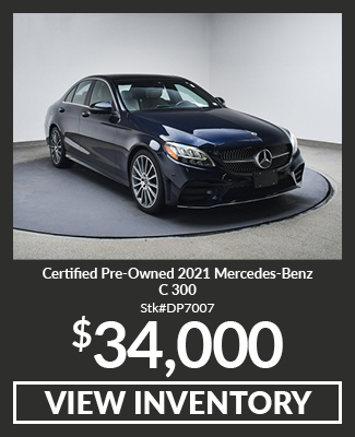 Certified Pre-Owned	2021	Mercedes-Benz	C 300