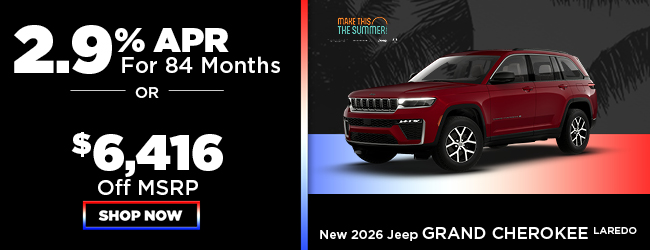 2026 Jeep Grand Cherokee offer