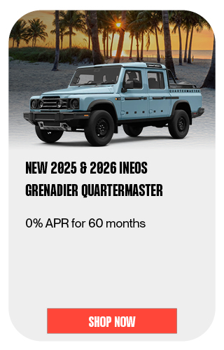 2025 & 2026 INEOS Grenadier Quartermaster offer