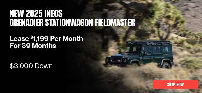 New 2025 INEOS Grenadier APR offer