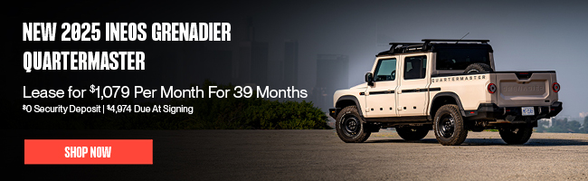 New 2025 INEOS Grenadier Quartermaster offer