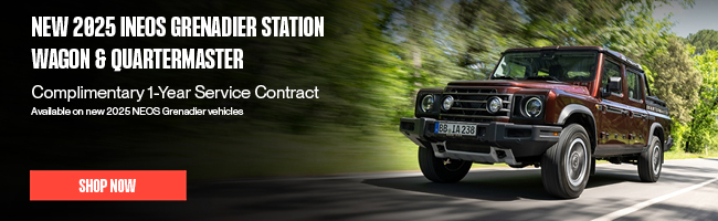 New 2025 and 2026 INEOS Grenadier Station Wagon or Quartermaster offer