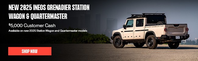 New 2025 INEOS Grenadier Quartermaster offer