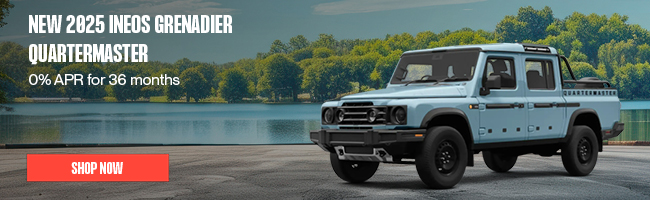 New 2025 INEOS Grenadier Quartermaster offer