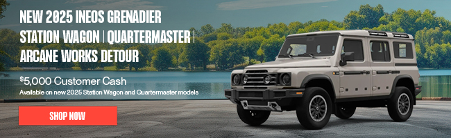 New 2025 INEOS Grenadier Quartermaster offer