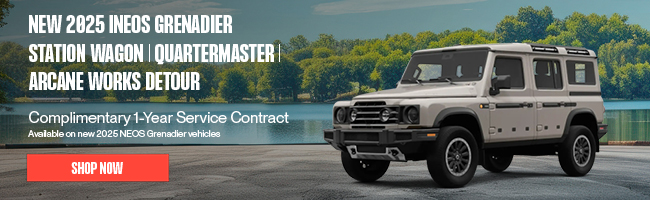 New 2025 and 2026 INEOS Grenadier Station Wagon or Quartermaster offer