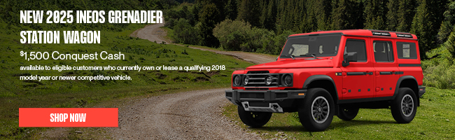 New 2025 and 2026 INEOS Grenadier Station Wagon or Quartermaster offer
