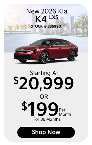 2026 Kia K4 LXS offer