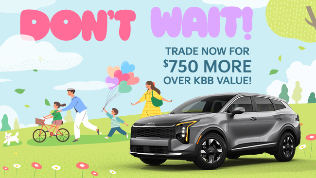 Dont wait - Trade now for $750 more over KBB value