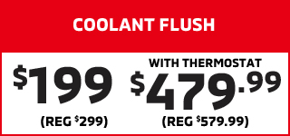 Coolant Flush special