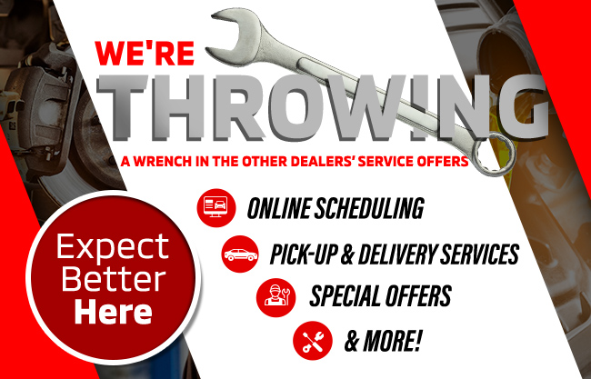 were Throwing a wrench in average service - Expect Better Here