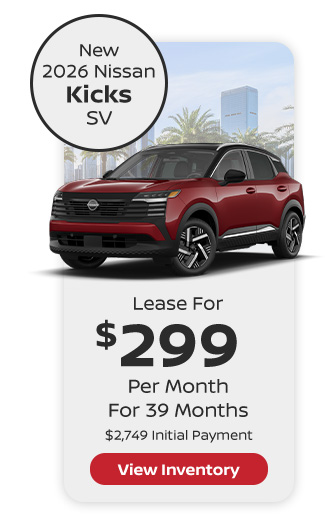 New 2026 Nissan Kicks offer