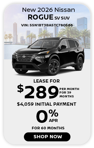 New 2026 Nissan Rogue offer