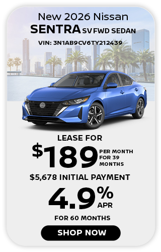 New 2026 Nissan Sentra Offer