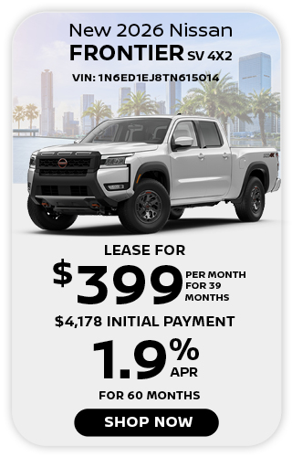 New 2026 Nissan Frontier offer