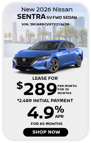 New 2026 Nissan Sentra offer