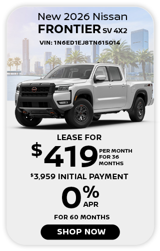 New 2026 Nissan Frontier offer