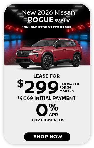 New 2026 Nissan Rouge SV SUV Offer