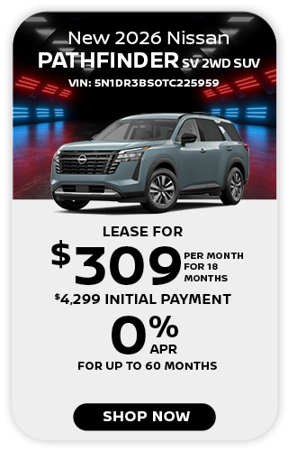 New 2026 Nissan Pathfinder SV 2WD SUV offer
