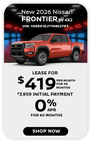New 2026 Nissan Frontier SV 4X2 offer