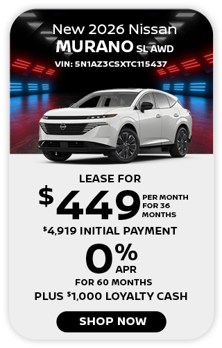 New 2026 Nissan Murano SL AWD Offer