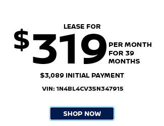 2025 Nissan Altima SR Sedan offer