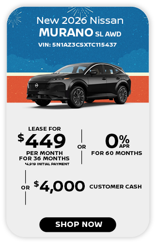 New 2026 Nissan Murano SL AWD Offer