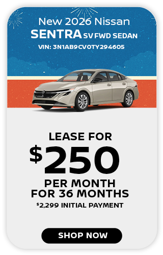 New 2026 Nissan Sentra SV FWD offer