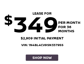 2025 Nissan Altima SR Sedan offer