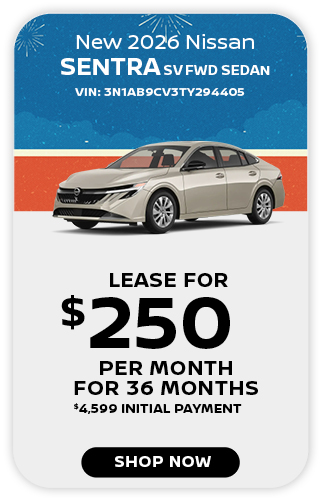 New 2026 Nissan Sentra SV FWD offer