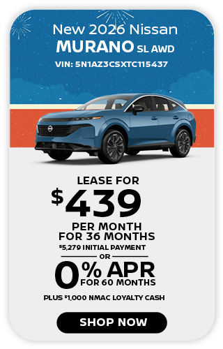 New 2026 Nissan Murano SL AWD Offer