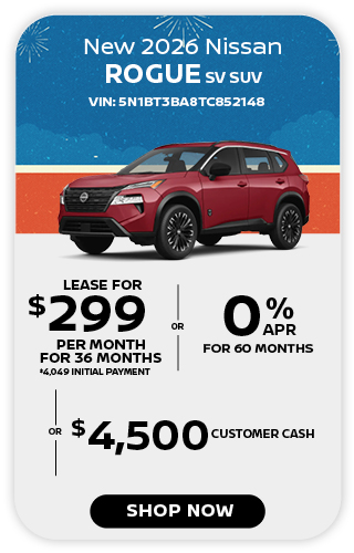 New 2026 Nissan Rouge SV SUV Offer