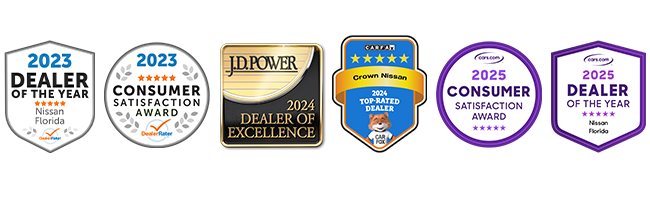 Awards from JD Power carfaz cars.com and dealer rater