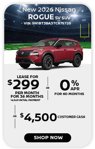 New 2026 Nissan Rouge SV SUV Offer