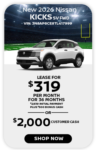 New 2026 Nissan Kicks SV FWD Offer