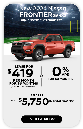New 2026 Nissan Frontier SV 4X2 offer