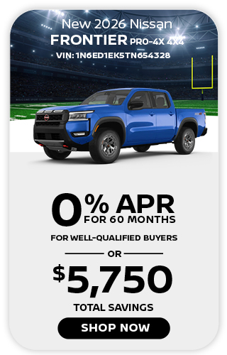 New 2026 Nissan Frontier SV 4X2 offer