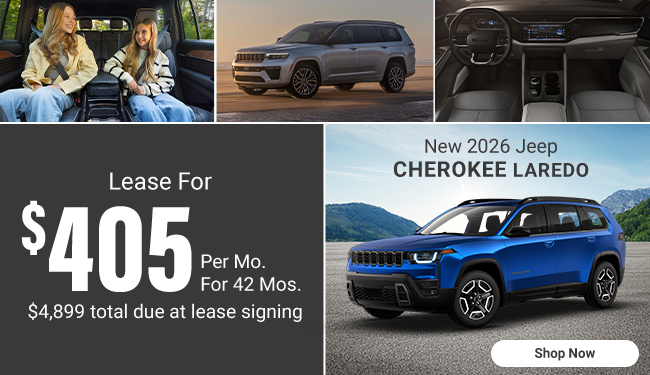 2026 Jeep Cherokee Laredo 4x4 offer