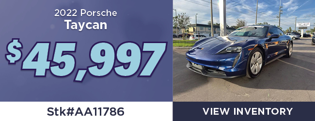 Used 2022 PORSCHE TAYCAN