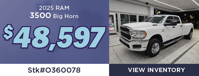 Used 2024 RAM 3500 BIG HORN